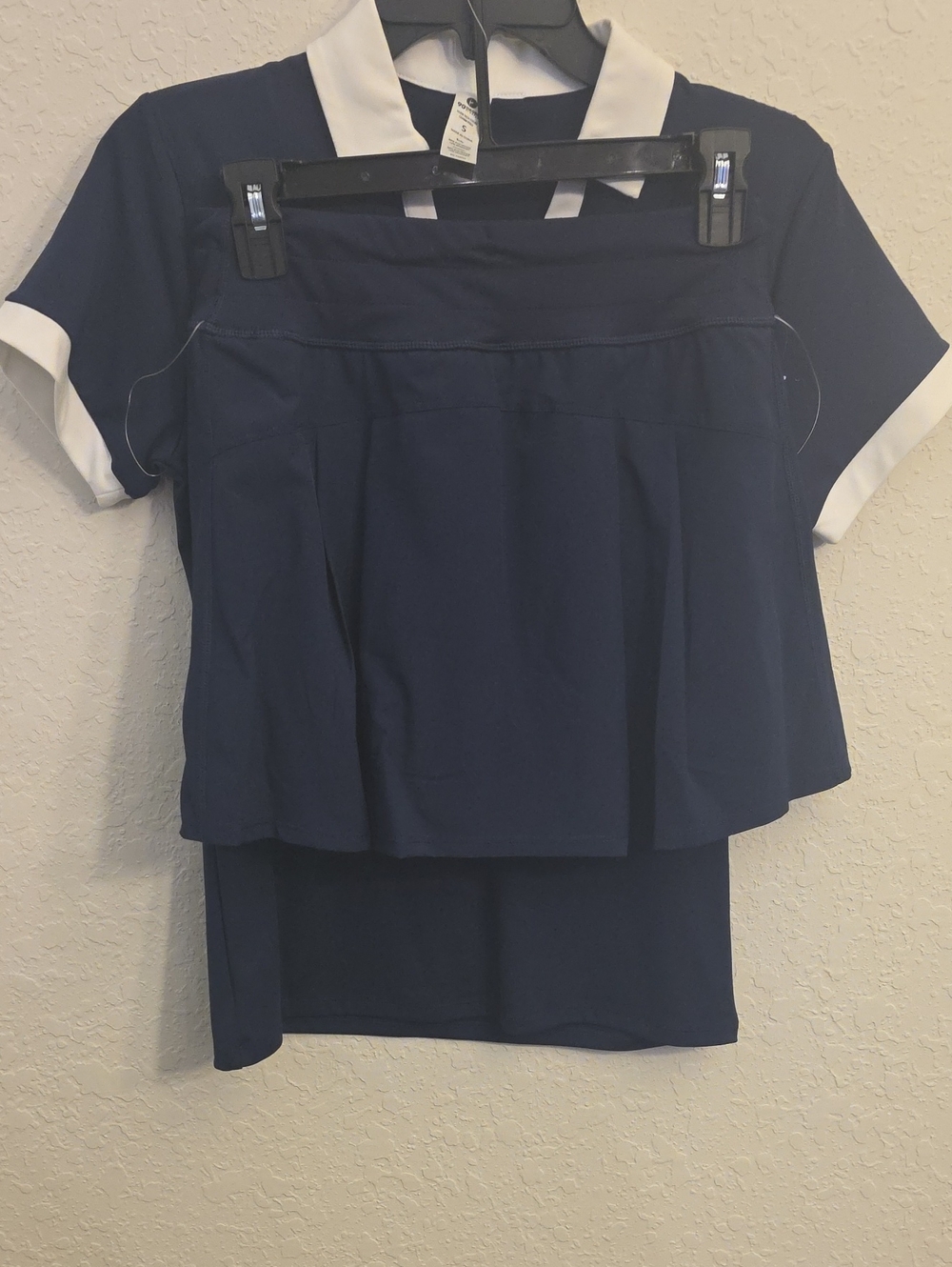 NwT! Women's Navy Pleated Skort / Top Combo- Classic Navy SUPER CUTE!